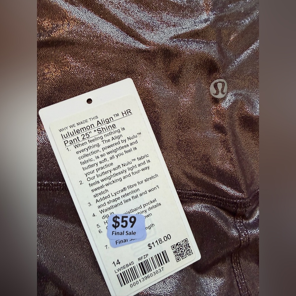 lululemon Align HR 25” Shine